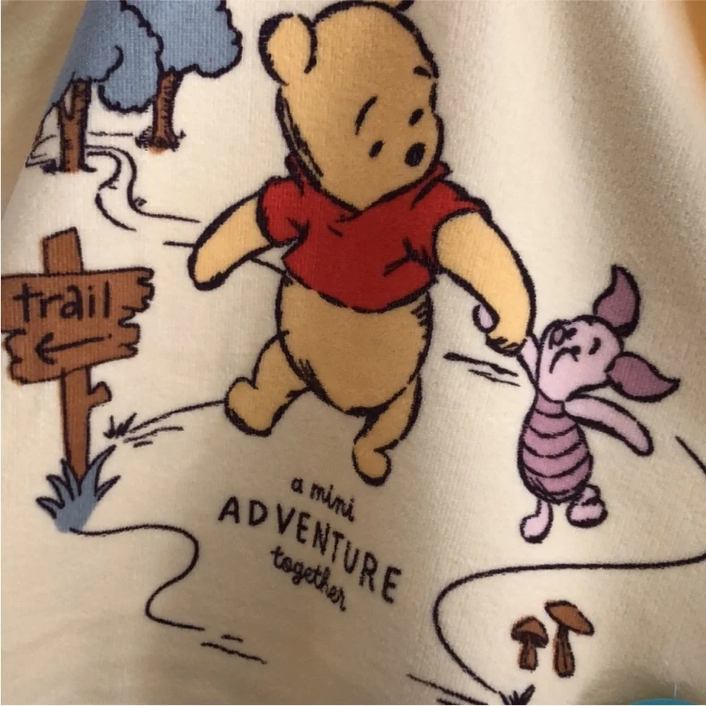 Disney Baby Yellow Winnie the Pooh Hooded Poncho